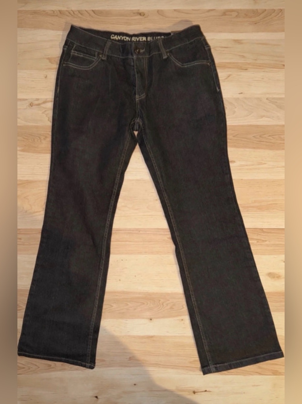 Canyon River Blues Women’s Black Boot-Cut Jeans